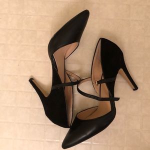 Leather and suede Banana Republic heels